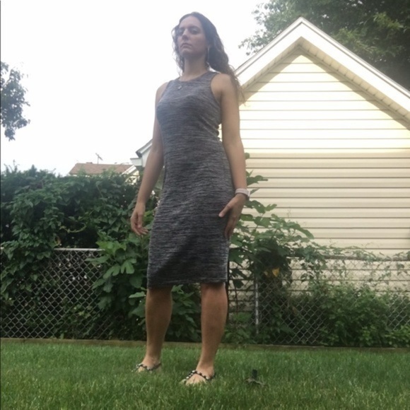 Grey Cotton On Midi Dress Size Medium - Picture 2 of 7